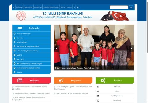 ANTALYA / KUMLUCA - Mavikent Ramazan Abacı Ortaokulu