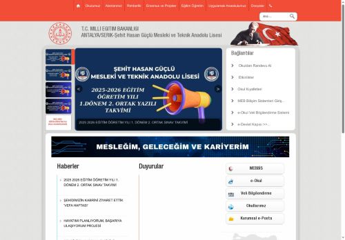 ANTALYA / SERİK - Şehit Hasan Güçlü Mesleki ve Teknik Anadolu Lisesi