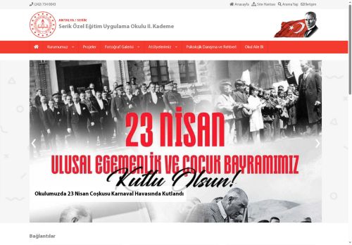 ANTALYA / SERİK - Serik Özel Eğitim Uygulama Okulu II. Kademe