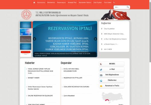 ANTALYA / SERİK - Serik Öğretmenevi ve Akşam Sanat Okulu