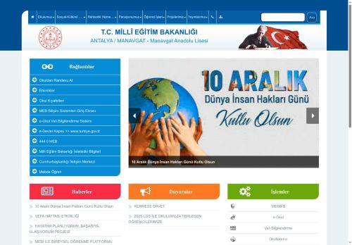 ANTALYA / MANAVGAT - Manavgat Anadolu Lisesi