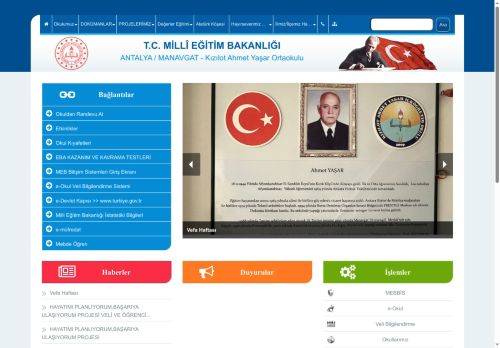 ANTALYA / MANAVGAT - Kızılot Ahmet Yaşar Ortaokulu