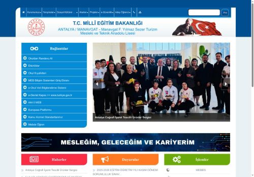 ANTALYA / MANAVGAT - Manavgat F. Yılmaz Sezer Turizm Mesleki ve Teknik Anadolu Lisesi