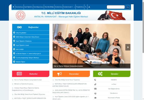 ANTALYA / MANAVGAT - Manavgat Halk Eğitimi Merkezi