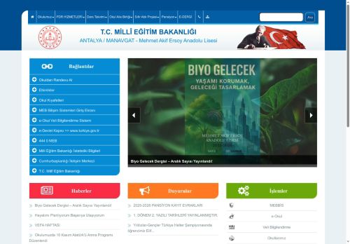 ANTALYA / MANAVGAT - Mehmet Akif Ersoy Anadolu Lisesi