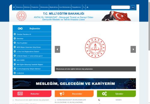 ANTALYA / MANAVGAT - Manavgat Ticaret ve Sanayi Odası Denizcilik Mesleki ve Teknik Anadolu Lisesi