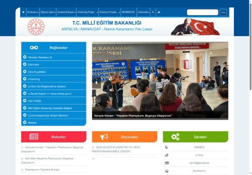 ANTALYA / MANAVGAT - Namık Karamancı Fen Lisesi