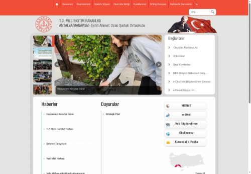 ANTALYA / MANAVGAT - Şehit Ahmet Ozan Şarlak Ortaokulu