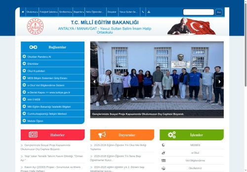 ANTALYA / MANAVGAT - Yavuz Sultan Selim İmam Hatip Ortaokulu