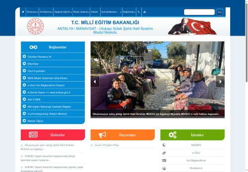 ANTALYA / MANAVGAT - Ulukapı Sülek Şehit Halil İbrahim Mudul İlkokulu