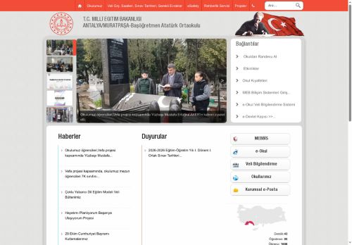 ANTALYA / MURATPAŞA - Başöğretmen Atatürk Ortaokulu