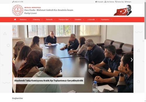 ANTALYA / MURATPAŞA - Hacı Dudu- Mehmet Gebizli Kız Anadolu İmam Hatip Lisesi