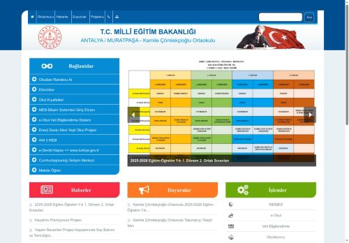 ANTALYA / MURATPAŞA - Kamile Çömlekçioğlu Ortaokulu