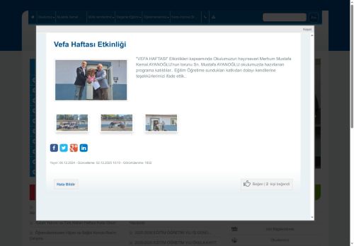 ANTALYA / MURATPAŞA - Mustafa Kemal Ayanoğlu İlkokulu