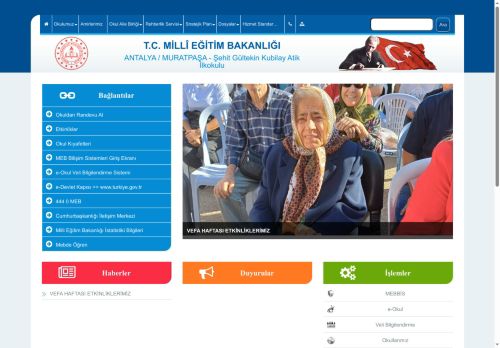 ANTALYA / MURATPAŞA - Şehit Gültekin Kubilay Atik İlkokulu