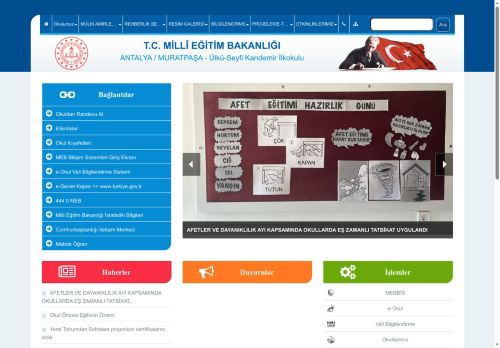 ANTALYA / MURATPAŞA - Ülkü-Seyfi Kandemir İlkokulu