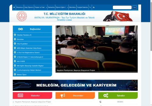 ANTALYA / MURATPAŞA - Tez-Tur Turizm Mesleki ve Teknik Anadolu Lisesi