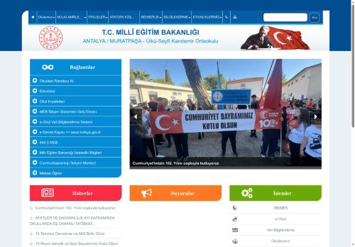 ANTALYA / MURATPAŞA - Ülkü-Seyfi Kandemir Ortaokulu