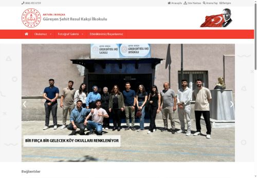 ARTVİN / BORÇKA - Güreşen Şehit Resul Kakşi İlkokulu