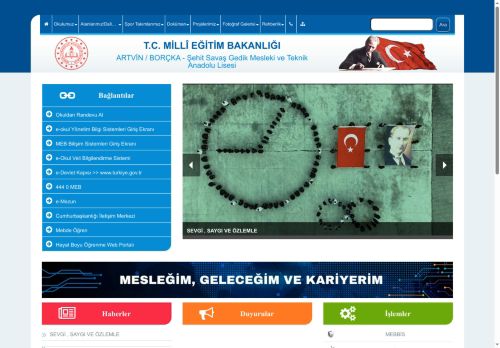 ARTVİN / BORÇKA - Şehit Savaş Gedik Mesleki ve Teknik Anadolu Lisesi