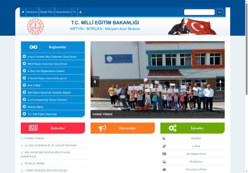 ARTVİN / BORÇKA - Meryem Acar İlkokulu