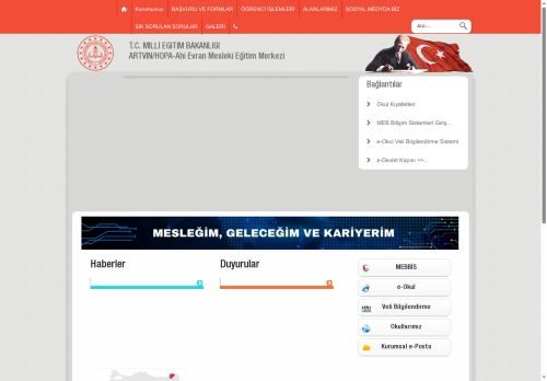 ARTVİN / HOPA - Ahi Evran Mesleki Eğitim Merkezi