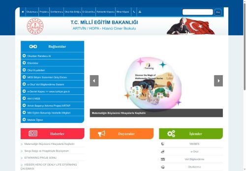 ARTVİN / HOPA - Hüsnü Ciner İlkokulu