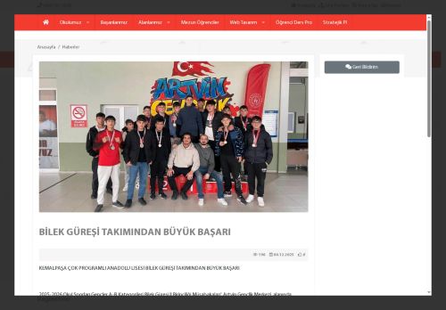 ARTVİN / KEMALPAŞA - Kemalpaşa Çok Programlı Anadolu Lisesi