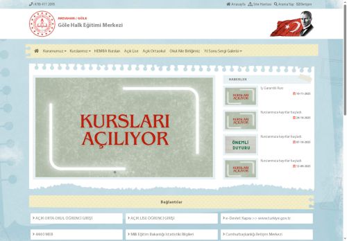 ARDAHAN / GÖLE - Göle Halk Eğitimi Merkezi