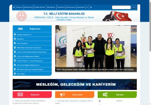 ARDAHAN / GÖLE - Göle Nurettin Yılmaz Mesleki ve Teknik Anadolu Lisesi