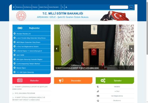 ARDAHAN / GÖLE - Şehit Er İbrahim Öztürk İlkokulu