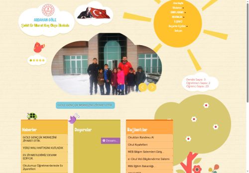 ARDAHAN / GÖLE - Şehit Er Murat Koç Okçu İlkokulu