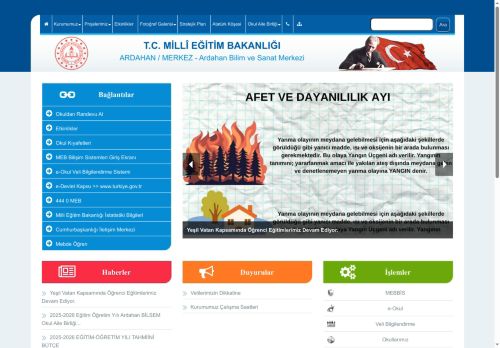 ARDAHAN / MERKEZ - Ardahan Bilim ve Sanat Merkezi