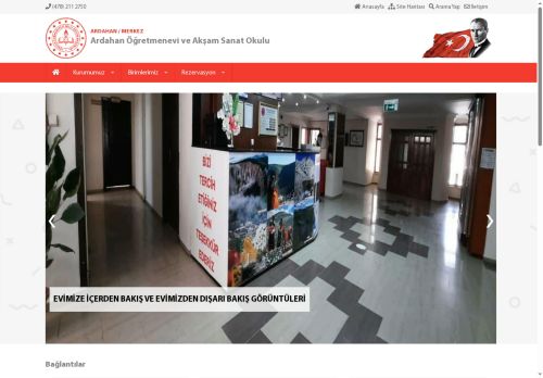 ARDAHAN / MERKEZ - Ardahan Öğretmenevi ve Akşam Sanat Okulu