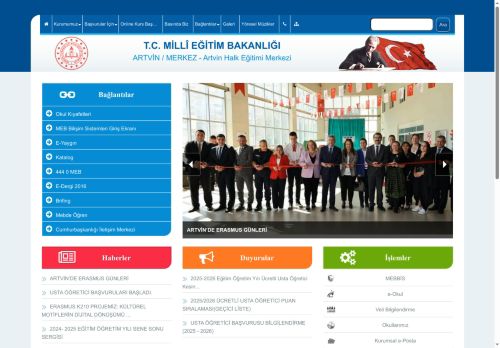 ARTVİN / MERKEZ - Artvin Halk Eğitimi Merkezi