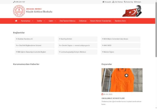 ARDAHAN / MERKEZ - Küçük Sütlüce İlkokulu