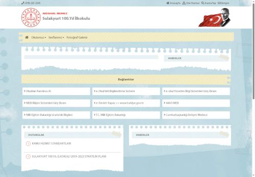 ARDAHAN / MERKEZ - Sulakyurt 100.Yıl İlkokulu