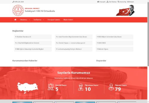 ARDAHAN / MERKEZ - Sulakyurt 100.Yıl Ortaokulu