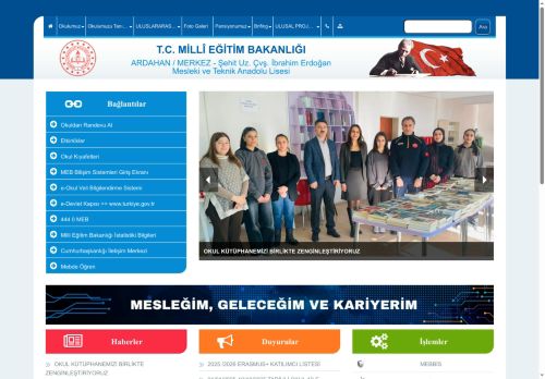 ARDAHAN / MERKEZ - Şehit Uz. Çvş. İbrahim Erdoğan Mesleki ve Teknik Anadolu Lisesi