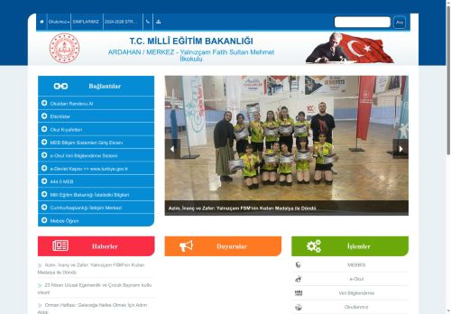 ARDAHAN / MERKEZ - Yalnızçam Fatih Sultan Mehmet İlkokulu