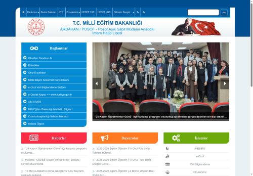 ARDAHAN / POSOF - Posof Aşık Sabit Müdami Anadolu İmam Hatip Lisesi