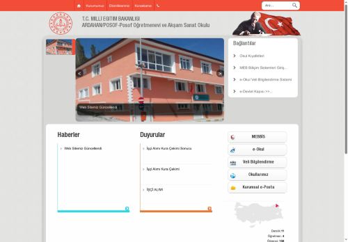 ARDAHAN / POSOF - Posof Öğretmenevi ve Akşam Sanat Okulu