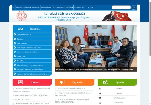 ARTVİN / ARDANUÇ - İskender Paşa Çok Programlı Anadolu Lisesi