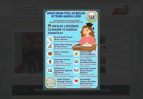 ARTVİN / ARHAVİ - Orhan Yücel Kız Mesleki ve Teknik Anadolu Lisesi