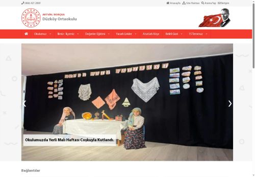 ARTVİN / BORÇKA - Düzköy Ortaokulu