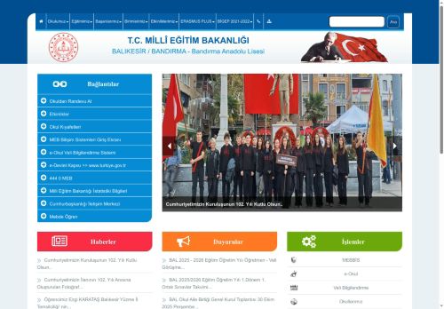 BALIKESİR / BANDIRMA - Bandırma Anadolu Lisesi