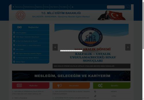 BALIKESİR / BANDIRMA - Bandırma Mesleki Eğitim Merkezi