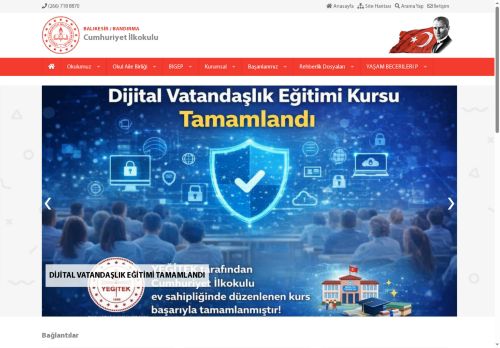 BALIKESİR / BANDIRMA - Cumhuriyet İlkokulu