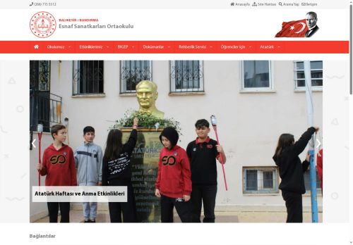 BALIKESİR / BANDIRMA - Esnaf Sanatkarları Ortaokulu