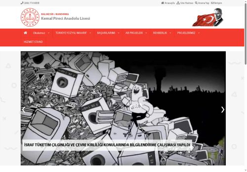 BALIKESİR / BANDIRMA - Kemal Pireci Anadolu Lisesi